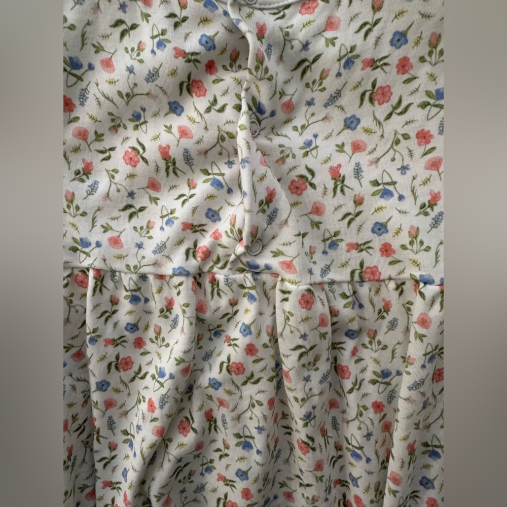 Pineapple Sunshine floral Madison Smocked Bubble, Size 12m, excellent condition - Picture 5 of 9